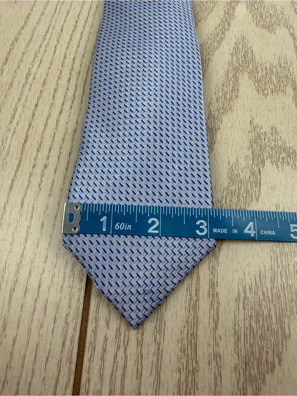 922 Michael Kors Tie Exeter Mini 400 Blue 2MKC24-1011 Silk Blend $69.50 - Picture 2 of 5